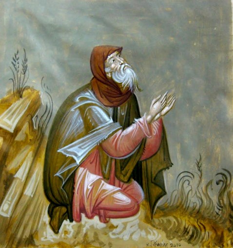 desert father praying